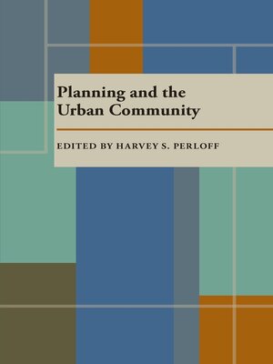 cover image of Planning and the Urban Community
